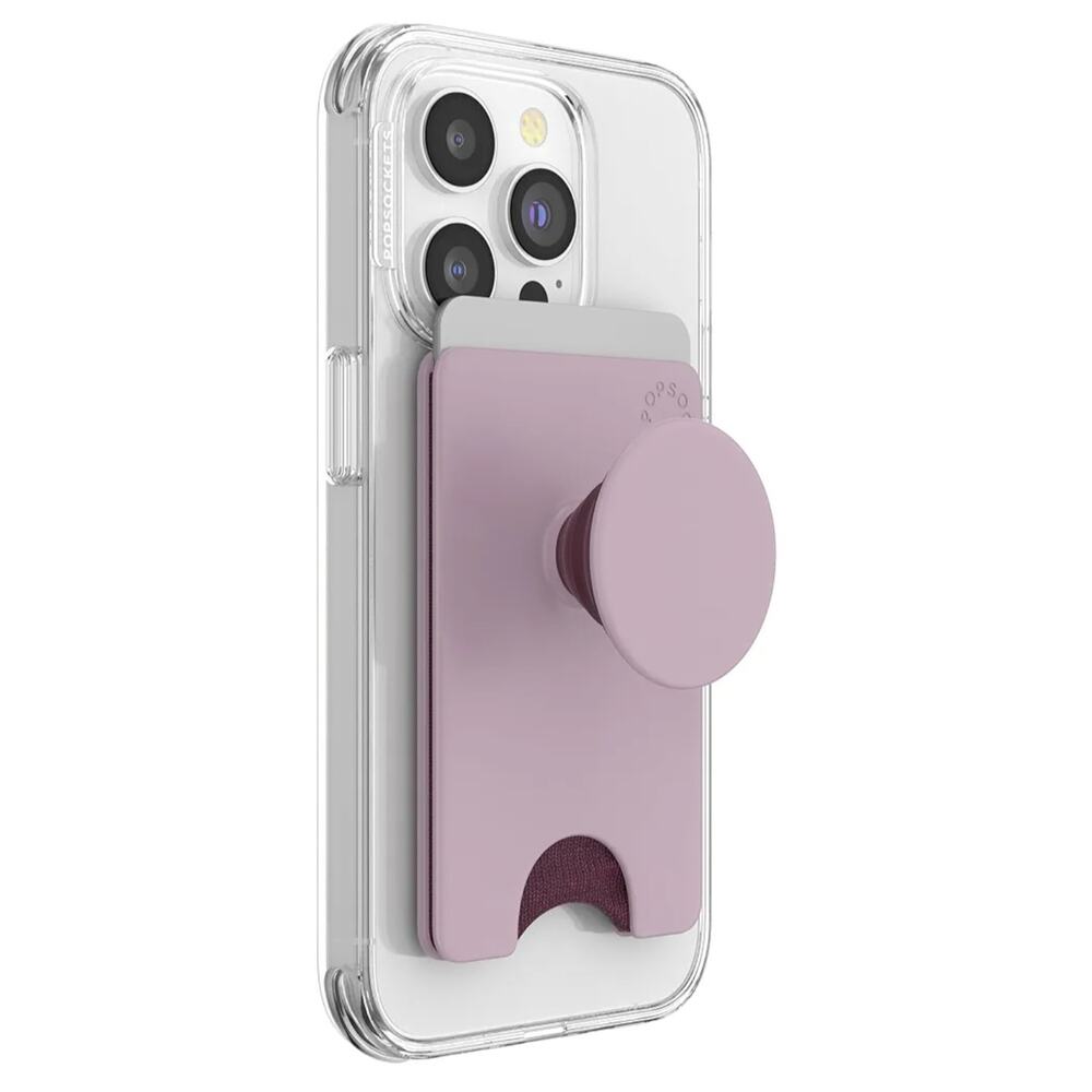 PopSockets Phone Wallet with Expanding Phone Grip - Blush Pink